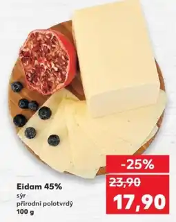 Kaufland Eidam 45% sýr nabídka
