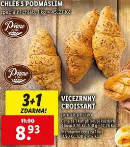 Lidl VÍCEZRNNÝ CROISSANT, 70 g nabídka