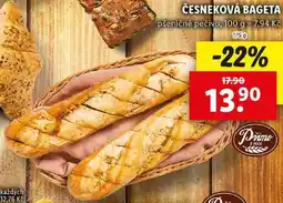 Lidl ČESNEKOVÁ BAGETA, 175 g nabídka