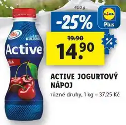 Lidl ACTIVE JOGURTOVÝ NÁPOJ, 400 g nabídka