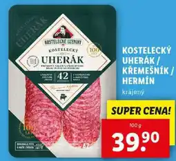 Lidl KOSTELECKÝ UHERÁK/KŘEMEŠNÍK/HERMÍN, 100 g nabídka