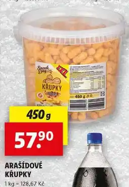 Lidl ARAŠÍDOVÉ KŘUPKY, 450 g nabídka