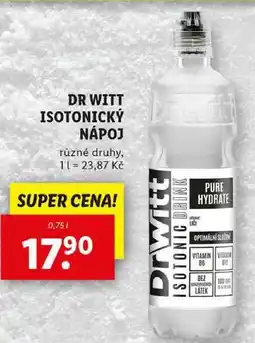 Lidl DR WITT ISOTONICKÝ NÁPOJ, 0,75 l nabídka