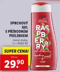 Lidl SPRCHOVÝ GEL S PŘÍRODNÍM PEELINGEM, 300 ml nabídka