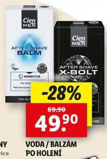Lidl VODA/BALZÁM PO HOLENÍ, 100 ml nabídka