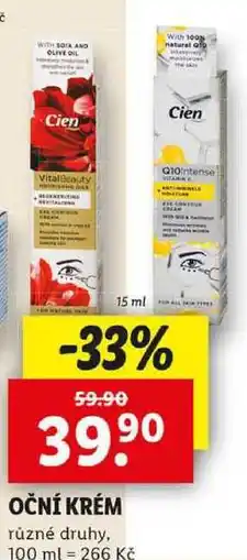 Lidl OČNÍ KRÉM, 15 ml nabídka