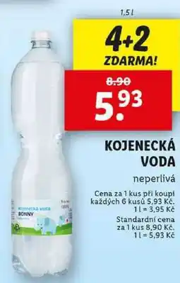 Lidl KOJENECKÁ VODA, 1,5 l nabídka