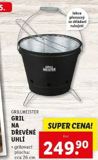 Lidl GRIL NA DŘEVĚNÉ UHLÍ nabídka