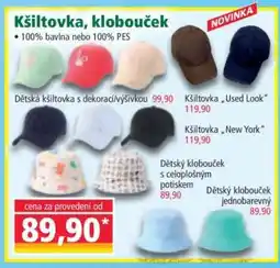 Norma Dětský klobouček s celoplošným potiskem nabídka