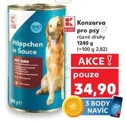 Kaufland Konzerva pro psy nabídka