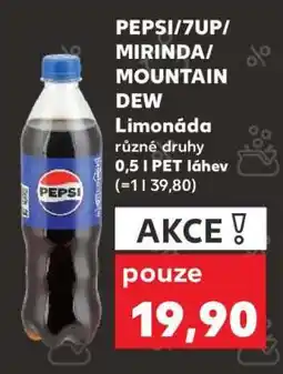 Kaufland PEPSI/7UP/ MIRINDA/ MOUNTAIN DEW nabídka