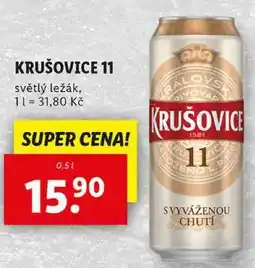 Lidl KRUŠOVICE 11, 0,5 l nabídka