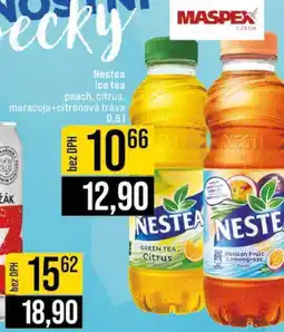 Jip Nestea ice tea peach, citrus, maracuja+citronová tráva 0,5l nabídka