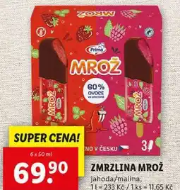 Lidl ZMRZLINA MROŽ, 6x 50 ml nabídka