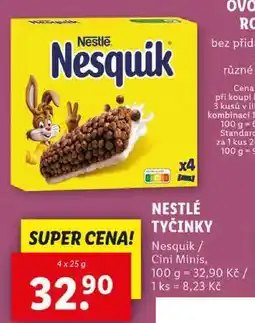 Lidl NESTLÉ TYČINKY, 4x 25 g nabídka