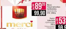 Jip Merci Finest selection bonboniera různé druhy 210-250g nabídka