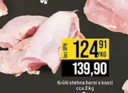 Jip Krůtí stehna horní s kasti cca 3 kg nabídka
