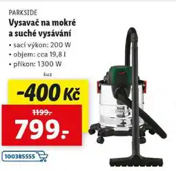 Lidl Vysavač na mokré a suché vysávání nabídka