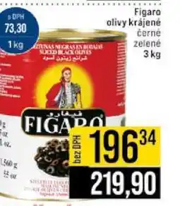 Jip Figaro olivy krájené černé zelené 3 kg nabídka
