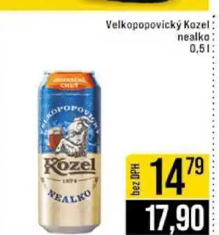 Jip Velkopopovický Kozel nealko 0,5l nabídka