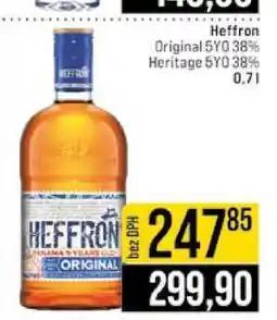 Jip Heffron Original 5YO 38% Heritage 5Y0 38% 0.7l nabídka