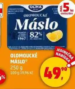 Penny Market OLMA OLOMOUCKE MÁSLO 82 %, 250 g nabídka