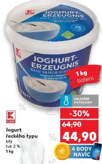 Kaufland Jogurt řeckého typu nabídka