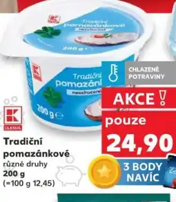 Kaufland Tradiční pomazánkové nabídka