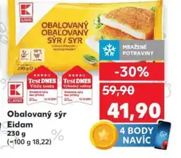 Kaufland Obalovaný sýr Eidam nabídka