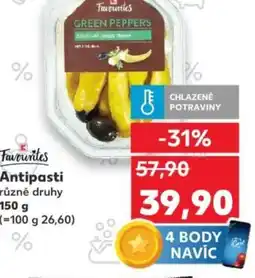 Kaufland Antipasti nabídka