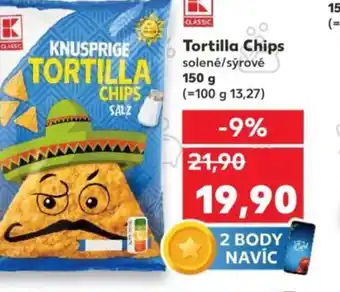 Kaufland Tortilla Chips solené/sýrové nabídka