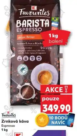 Kaufland Zrnková káva Espresso nabídka
