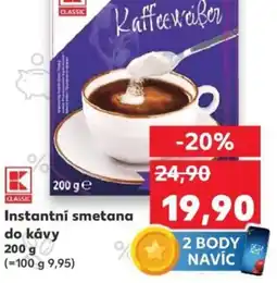 Kaufland Instantní smetana do kavy nabídka