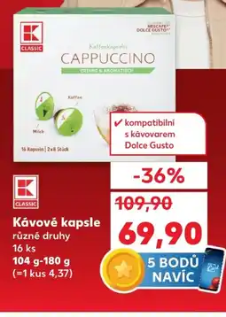 Kaufland Kávové kapsle nabídka