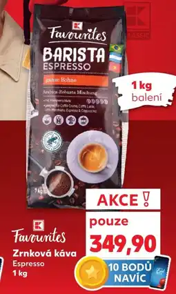 Kaufland Zrnková káva Espresso nabídka