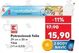 Kaufland Potravinová folie nabídka