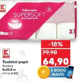 Kaufland Toaletní papír 4vrstvý nabídka