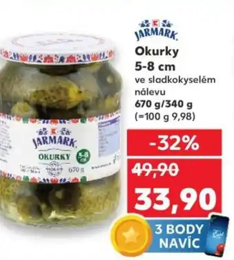 Kaufland Okurky 5-8 cm nabídka
