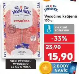Kaufland Vysočina krájená nabídka