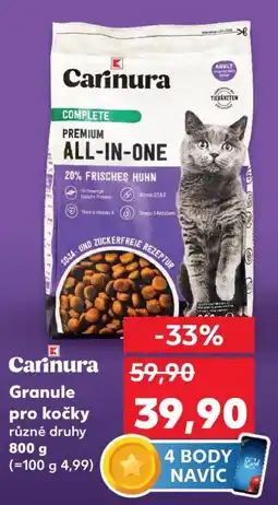 Kaufland Granule pro kočky nabídka