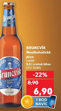 Kaufland BRUNCVÍK Nealkoholické pivo světlé nabídka