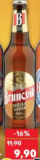 Kaufland BRUNCVÍK Pivo nabídka
