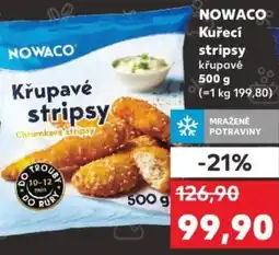 Kaufland NOWACO Kuřecí stripsy nabídka