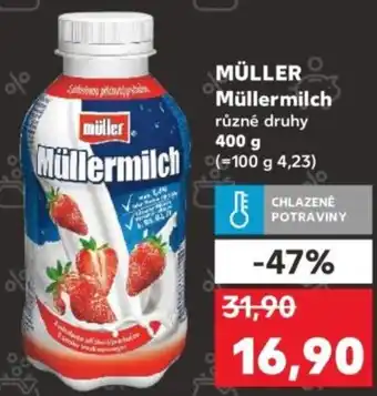 Kaufland MÜLLER Müllermilch nabídka