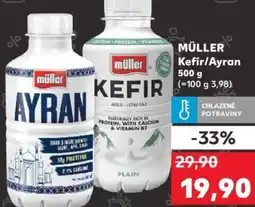 Kaufland MÜLLER Kefir/Ayran nabídka