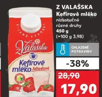 Kaufland Z VALAŠSKA Kefírové mléko nabídka