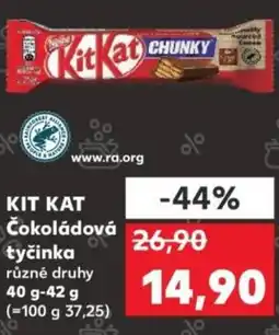 Kaufland KIT KAT Čokoládová tyčinka nabídka