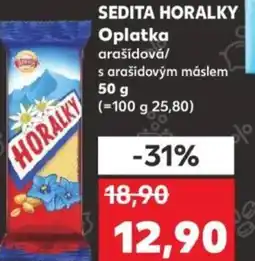 Kaufland SEDITA HORALKY Oplatka nabídka