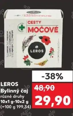 Kaufland LEROS Bylinný čaj nabídka