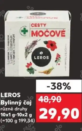 Kaufland LEROS Bylinný čaj nabídka